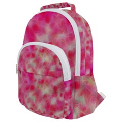 Background Abstract Texture Pattern Rounded Multi Pocket Backpack