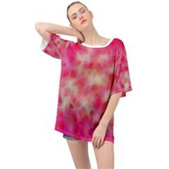 Background Abstract Texture Pattern Oversized Chiffon Top