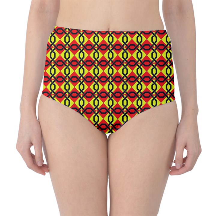 Rby-2-1 Classic High-Waist Bikini Bottoms