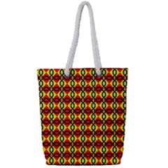 Rby-2-1 Full Print Rope Handle Tote (small) by ArtworkByPatrick