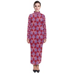 Pattern New Seamless Turtleneck Maxi Dress by Pakrebo