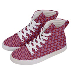 Pattern New Seamless Women s Hi-top Skate Sneakers