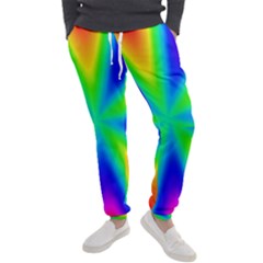 Rainbow Colour Bright Background Men s Jogger Sweatpants