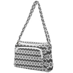 Pattern Abstractstyle Seamless Front Pocket Crossbody Bag by Pakrebo