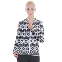 Pattern Abstractstyle Seamless Casual Zip Up Jacket