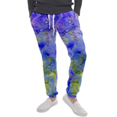 Abstract Blue Men s Jogger Sweatpants