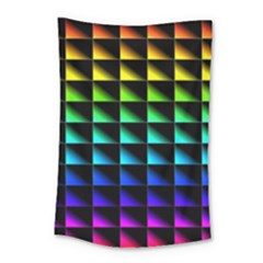 Rainbow Colour Bright Background Small Tapestry by Pakrebo