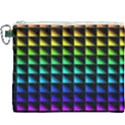 Rainbow Colour Bright Background Canvas Cosmetic Bag (XXXL) View1