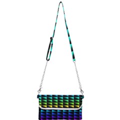 Rainbow Colour Bright Background Mini Crossbody Handbag by Pakrebo