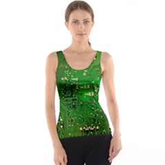 Background Green Board Business Tank Top by Pakrebo