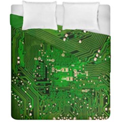 Background Green Board Business Duvet Cover Double Side (california King Size) by Pakrebo