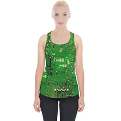 Background Green Board Business Piece Up Tank Top by Pakrebo