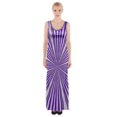 Background Abstract Purple Design Maxi Thigh Split Dress by Pakrebo