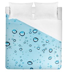 Drops Water Pane Rain Glass Duvet Cover (queen Size) by Pakrebo