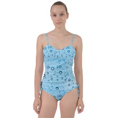 Drops Water Pane Rain Glass Sweetheart Tankini Set by Pakrebo