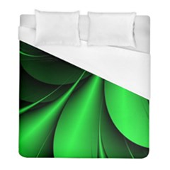 Green Line Lines Background Duvet Cover (full/ Double Size) by Pakrebo