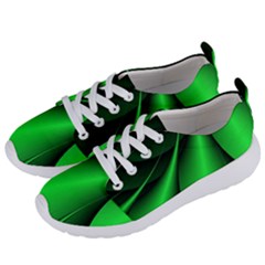 Green Line Lines Background Women s Lightweight Sports Shoes by Pakrebo