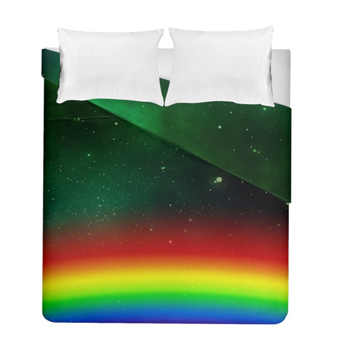 Galaxy Rainbow Universe Star Space Duvet Cover Double Side (Full/ Double Size)