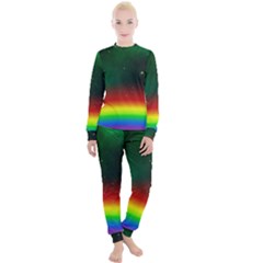 Galaxy Rainbow Universe Star Space Women s Lounge Set