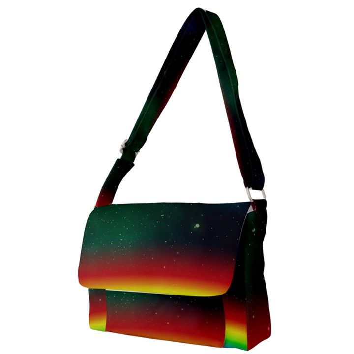 Galaxy Rainbow Universe Star Space Full Print Messenger Bag