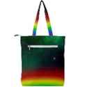 Galaxy Rainbow Universe Star Space Double Zip Up Tote Bag View2