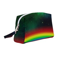 Galaxy Rainbow Universe Star Space Wristlet Pouch Bag (medium) by Pakrebo