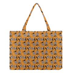 Daisy Orange Medium Tote Bag by snowwhitegirl