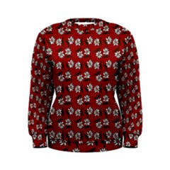 Daisy Red Women s Sweatshirt by snowwhitegirl