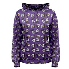 Daisy Purple Women s Pullover Hoodie by snowwhitegirl