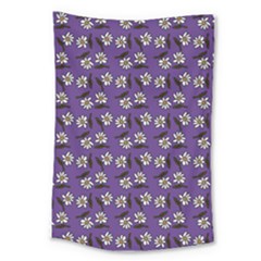 Daisy Purple Large Tapestry