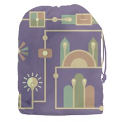 Background Infographic Travel Drawstring Pouch (xxxl)