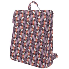 Pattern Abstract Fabric Wallpaper Flap Top Backpack