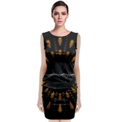 Background Pattern Bright Graphic Classic Sleeveless Midi Dress by Pakrebo