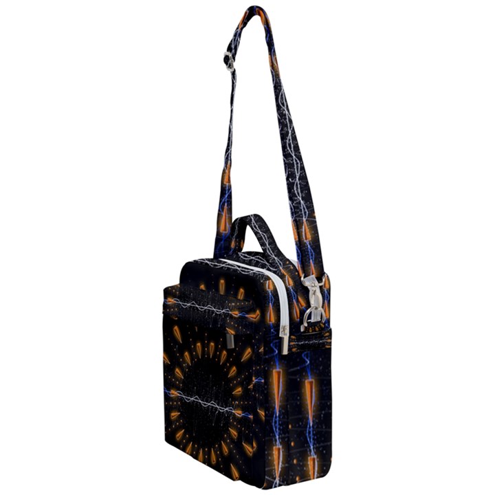 Background Pattern Bright Graphic Crossbody Day Bag