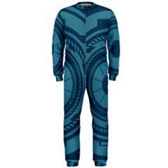 Technology Background Binary Onepiece Jumpsuit (men)  by Pakrebo