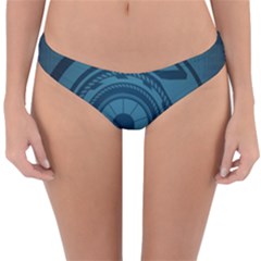 Technology Background Binary Reversible Hipster Bikini Bottoms by Pakrebo