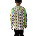 Retro Rainbow Gradient Peace Symbol Kids  Hooded Windbreaker View2