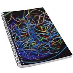 Neon Background Light Design 5 5  X 8 5  Notebook by Pakrebo