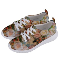 Ackground Flowers Colorful Women s Lightweight Sports Shoes by Pakrebo