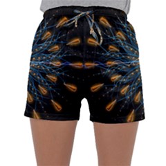 Explosion Fireworks Flare Up Sleepwear Shorts by Pakrebo