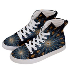 Explosion Fireworks Flare Up Women s Hi-top Skate Sneakers by Pakrebo