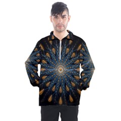 Explosion Fireworks Flare Up Men s Half Zip Pullover by Pakrebo