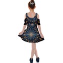 Explosion Fireworks Flare Up Kids  Shoulder Cutout Chiffon Dress View2