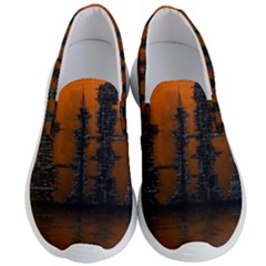 Skyline Future Graphic Sketchbook Men s Lightweight Slip Ons by Pakrebo