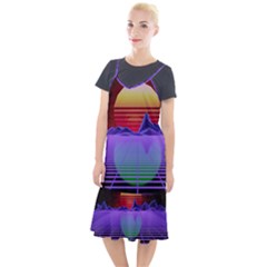 Synthwave Retrowave Synth Camis Fishtail Dress