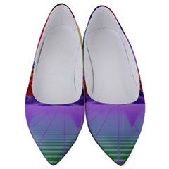 Synthwave Retrowave Synth Women s Low Heels by Pakrebo