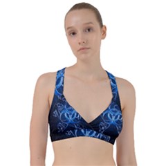 Background Creativity Form Pattern Sweetheart Sports Bra by Pakrebo