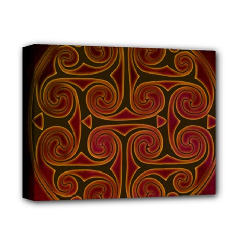 Celtic Spiritual Pattern Art Deluxe Canvas 14  X 11  (stretched) by Pakrebo