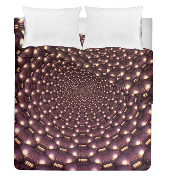 Background Sphere Balls Reflection Duvet Cover Double Side (Queen Size)