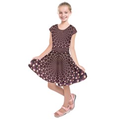 Background Sphere Balls Reflection Kids  Short Sleeve Dress by Pakrebo